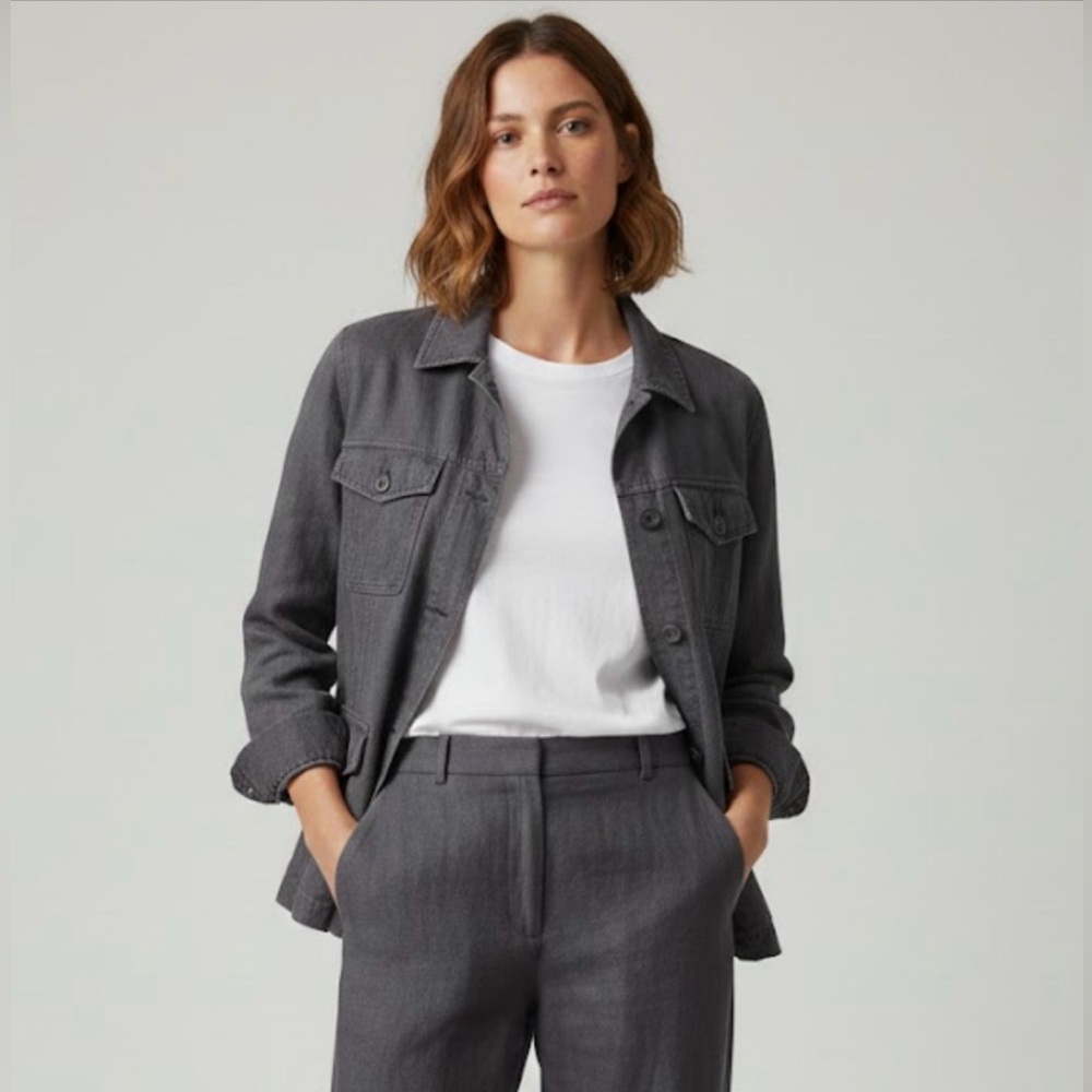 InWear Linen Blazer Utility Style
